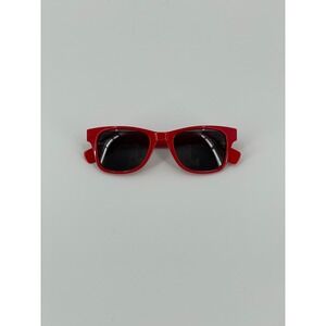 I Heart Eyewear Rons Optical Sun Archer Red Square Sunglasses Y2K Retro 2000s